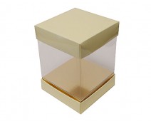 Skylinebox L120xW120xH150mm exterior Creme Laqué