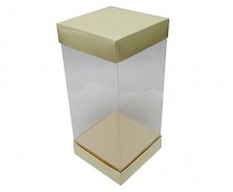 Skylinebox L120xW120xH240mm exterior Creme Laqué