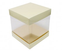 Skylinebox L150xW150xH150mm exterior Creme Laqué