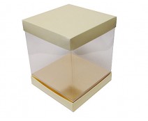 Skylinebox L180xW180xH200mm exterior Creme Laqué
