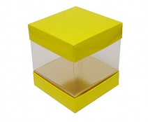 Skylinebox L120xW120xH120mm exterior Jaune Laqué