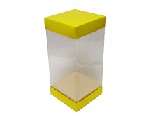 Skylinebox L120xW120xH240mm exterior Jaune Laqué