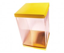 Skylinebox L250xW250xH400mm exterior Jaune Laqué