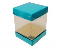 Skylinebox L120xW120xH150mm exterior Lagune Laqué