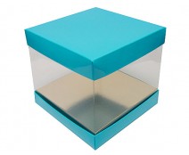 Skylinebox L180xW180xH150mm exterior Lagune Laqué