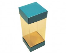 Skylinebox L80xW80xH200mm exterior Lagune Laqué