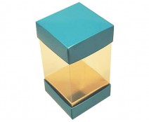 Skylinebox L80xW80xH150mm exterior Lagune Laqué