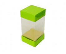 Skylinebox L80xW80xH150mm exterior Vert Pomme Laqué
