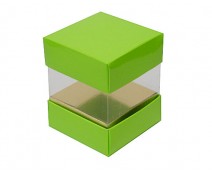 Skylinebox L80xW80xH90mm exterior Vert Pomme Laqué