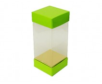Skylinebox L90xW90xH180mm exterior Vert Pomme Laqué