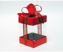 Skylinebox L90xW90xH120mm exterior rouge laque