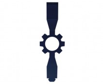 Sleeve cog-wheel blueberryblue for sleeve-me box  
