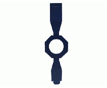 Sleeve polygon blueberry blue for sleeve-me box  
