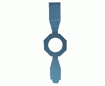 Sleeve polygon sea blue for sleeve-me box  
