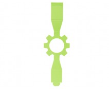 Sleeve cog-wheel pistache for sleeve-me box 