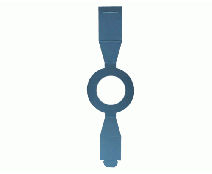 Sleeve circle sea blue for sleeve-me box  