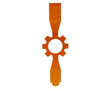 Sleeve cog-wheel sunset orange for sleeve-me box  