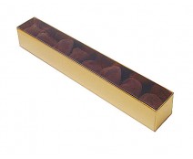 truffelbox 8 225x30x30mm shiny gold
