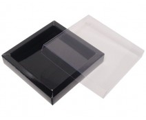 Windowbox 100x100x19mm noir laque