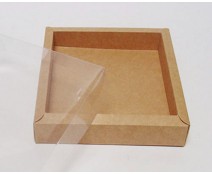 Windowbox 126x126x24mm interior kraft-brown