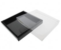 Windowbox 175x175x24mm Duo mat-black/shiny-black