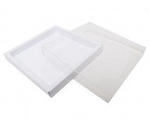 Windowbox 175x175x24mm Duo mat-white/shiny-white