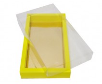 Windowbox 185x95x24mm jaune laqué