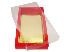 Windowbox 185x95x24mm rouge laqué