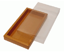 Windowbox 185x90x24mm hazelnut 