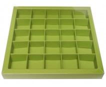 Windowbox 166x166x19mm 25 division kiwi green