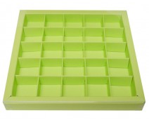 Windowbox 166x166x19mm 25 division pistache
