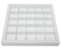 Windowbox 166x166x19mm 25 division chromolux white