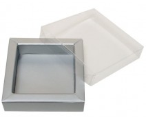 Windowbox 66x66x19mm silver