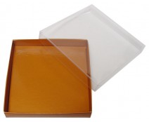 Windowbox carre small 110x110x19mm hazelnut