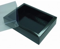 Windowbox 130x90x30mm noir laque