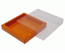 Windowbox 126x126x24mm sunset orange 