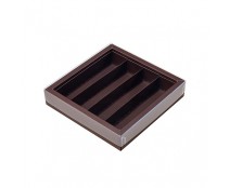 Windowbox maxi 145x145x33mm divider included brown