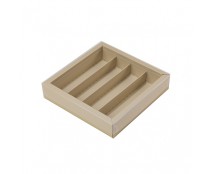 Windowbox maxi 145x145x33mm divider included cairo ivory