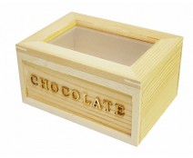 Woodbox Chocolate relief middle appr. 250 gr.