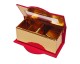 Box window 2 bonbon L100xW55xH35mm red