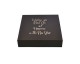 LuxBox magnet L165xW165xH30mm darkbrown